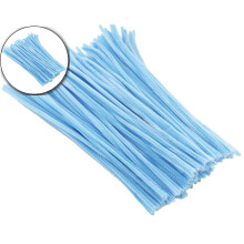 100 Pcs Pipe Cleaners – Candy Colors Craft Stem Wires for DIY Flower Bouquets, Floral Arrangements – Bendable, Twistable Chenille Stems