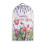 Lavender Floral Pattern Food Processor Cover for Home Kitchen Handle for Kitchen Home with Reusable 1