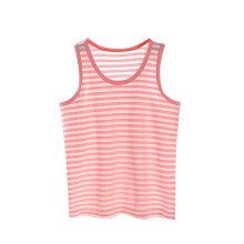Kids Cotton Tank Top Sleeveless Striped Basic 1-12 Years