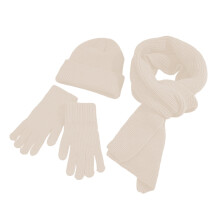 Stay Cozy All Winter Long With This Ultra Soft Knit Scarf and Hat Set Perfect For Layering in Cold Weather