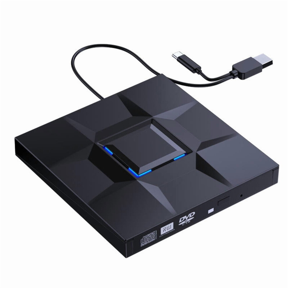 Usb 3.0 Type-C External Dvd Drive Cd Player Cd Dvd Rw Optical Drive Dvd Burner Dvd Writer 9479868391819