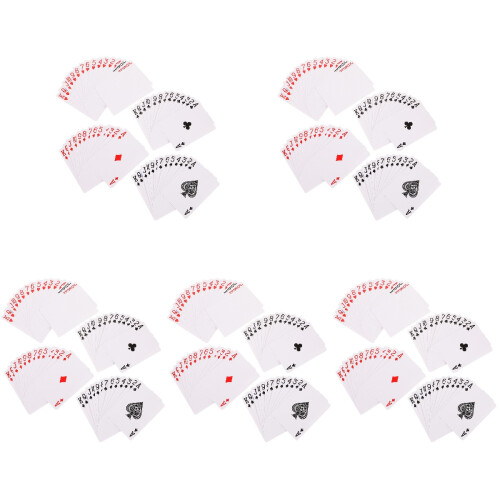 5Sets Witte Papierkaarten Voor En Creatief
