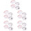 5Sets Witte Papierkaarten Voor En Creatief 6