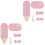 2Ensembles Ensembles De Rose Jetable Pour Couverts 3