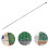 Pied De Table En Fer Pour Baby-Foot Argent Durable 10