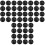 300Pièces Assiettes À Sauce Noires Jetables 5