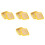 8Pièces Panier Bambou Bois Clair Cuisine 2