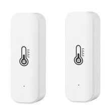 2Pcs Tuya Temperature Humidity Sensor Indoor Humidity Sensor APP Monitoring for Alexa Home Assistant Zigbee