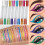 Συλλογή υγρού eyeliner με γκλίτερ σε 16 αποχρώσεις, μακράς διαρκείας αδιάβροχο 2