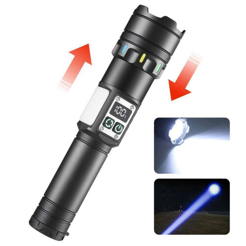 COB Flashlight USB Rechargeable Magnetic Waterproof Flashlight Portable Hand Light