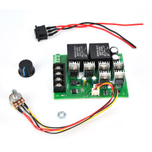 Controlador de motor com proteção contra sobrecarga, controlador PWM com velocidade ajustável do motor CC, chave de reversão, ajuste de rotação