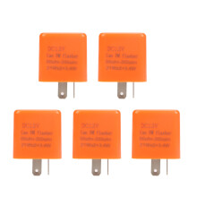 Sebességfüggő villogó relé autókhoz és motorkerékpárokhoz, plug and play LED irányjelző, Hyper Flash Fix, univerzális illeszkedés,