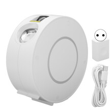 Justerbar lysstyrke Galaxy-lampe med 16 millioner farvemuligheder Dynamisk projektion App-stemmestyring 360 rotation Til romantiske dates