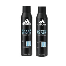X2 Adidas After Sport Deodorant Body Spray 200ml