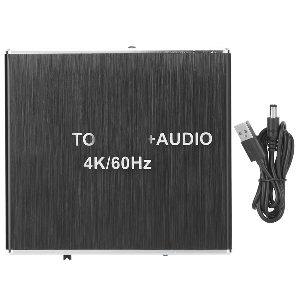 Audio Output Solution4k Hdmi To3.5mm Aux Headphone Adapter Hdmi Audio Extractor Converter Supports4k60hz Hdmi2.0three Edid Modes 9357860142953