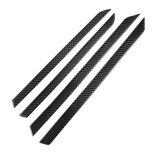 Interior Door Trim Cover Exquisite Craftsmanship Carbon Fiber Material Scratch Resistant Lightweight Wear Resistant Stylish Design Vehicle Interior