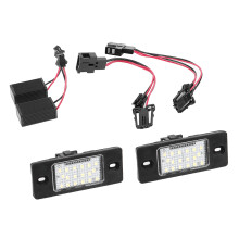 Ultra-Bright LED Rear Tag Lamp Lights, 6000K White Light With High Luminous Efficiency, Plug-In Style LED License Plate Light For Fiat Jeep Dodge