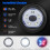 Morttic Bluetooth-muts met licht, stereoluidsprekers en microfoon, USB-oplaadbare 5-led-hoofdlamp, compatibel met iPhone/Android 3