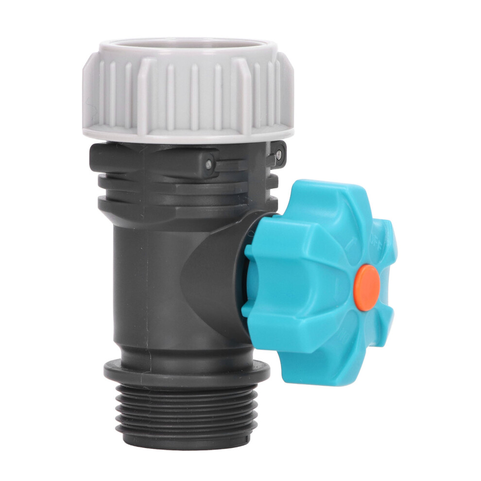 Garden Water Pressure Regulator Valve With Gauge Adjustable Flow Control G3/4In Sprinkler System Frost Resistant Uv Protected User Comfort Handle 9357860144582