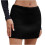 Damen-Strickrock mit hohem Bund, Schwarz-Weiß, Uni, Stretch 2