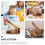Wooden Dumpling Press Tool for Kitchen Use Sturdy and Light Brown 2 Pieces 2