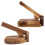 Wooden Dumpling Press Tool for Kitchen Use Sturdy and Light Brown 2 Pieces 4