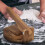 Wooden Dumpling Press Tool for Kitchen Use Sturdy and Light Brown 2 Pieces 8
