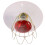 Chicken Warming Lamp Aluminum Metal White 1 Pc 1