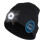 Morttic Bluetooth-muts met licht, stereoluidsprekers en microfoon, USB-oplaadbare 5-led-hoofdlamp, compatibel met iPhone/Android 1