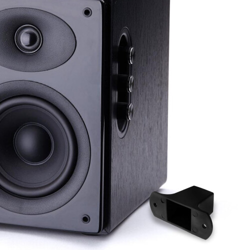 Black Plastic Speaker Feet Pads – 8-Piece Set 1