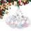 Clear Plastic Christmas Balls Rainbow Color 12PCS 2