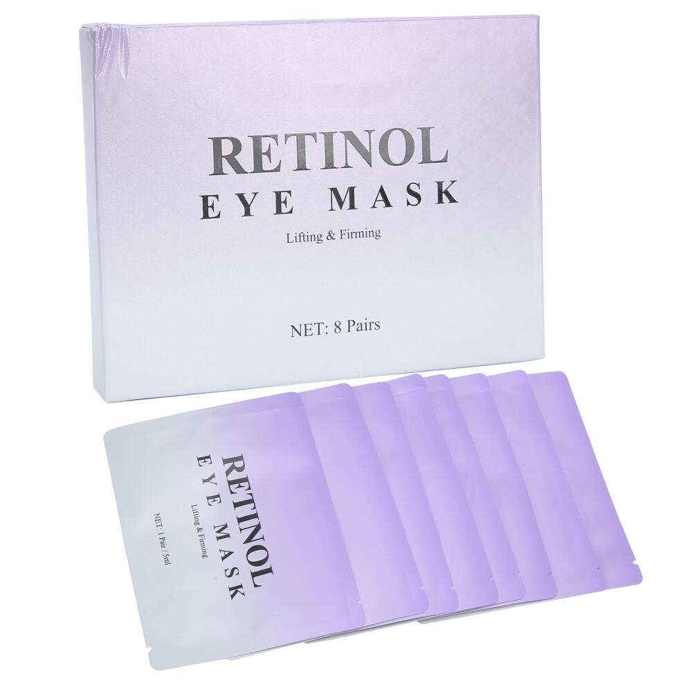 Dark Puffy Eyes Treatment Circles Treatment Eye Mask Under Eye Patches Retinol Formula Fine Lines Smoother Anti Wrinkles Collagen Infused