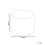 Beliani Pouffe TUKKI Faux Fur Light Beige 3