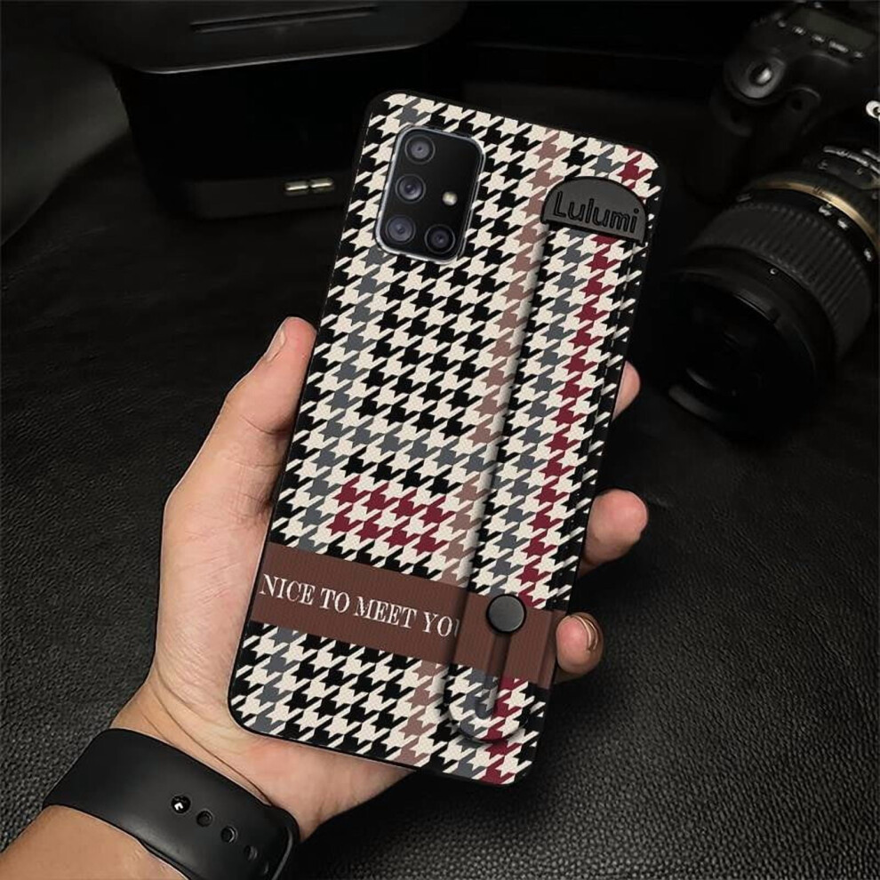 Soft Silicone Phone Case For Samsung Galaxy A71 5G/A Quantum Â Anti-Dust, Anti-Knock, Geometry Holder, Plain Color 9358459377428