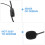 2pcs Microphones For Singing Vocal Wired Headset Microphone Black Plastic For Singers Stage Performances 8