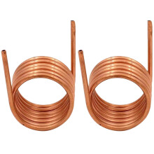 Conjunto de 2 bicos de mangueira reforçados para tubos de cobre de refrigeração.