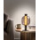 Beliani Wireless LED Table Lamp PULANGI with Dimmer Metal Black 2