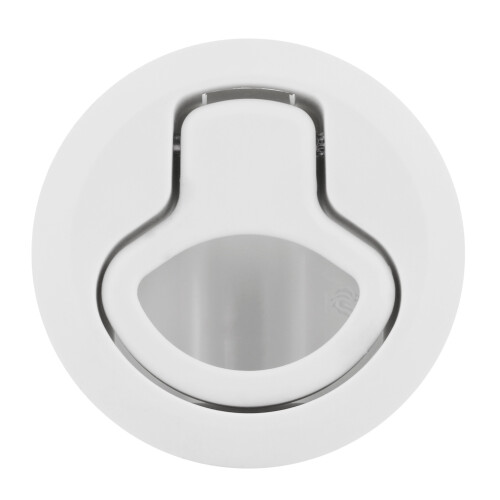 Trava de plástico resistente e durável para escotilha de encaixe embutido, estilo náutico, 4,5 cm (1,8 polegadas), resistente à água e à 2