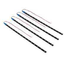 30cm Blue Waterproof LED Light Strip 4PCS Flexible Car Truck Motorcycle