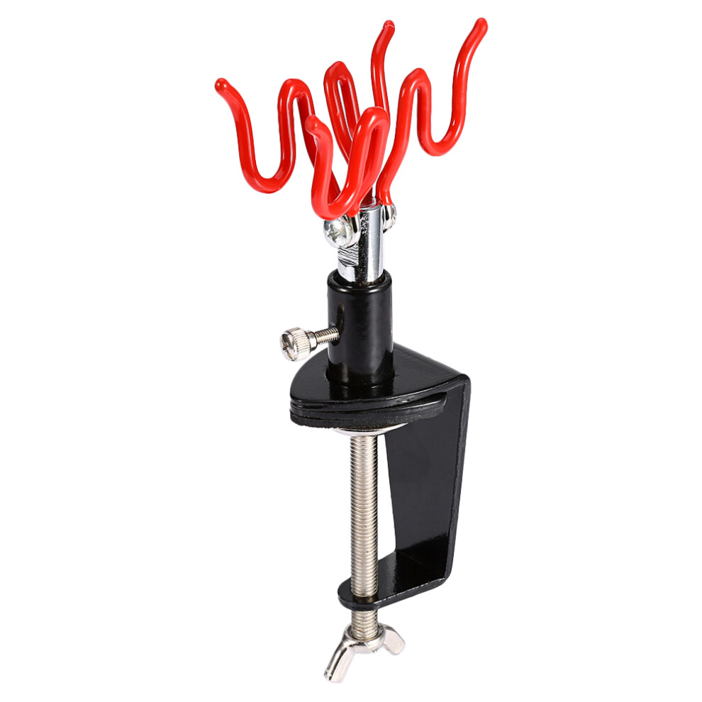 2X Airbrush Gun Holder Clamp Metal Stand For Hobby Secure And Adjustable 6951393100348