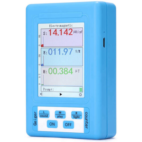 2X BR-9A Handheld Portable Electromagnetic Radiation Detector High Precision Electromagnetic Radiation Tester 1