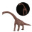 High Simulation PVC Brachiosaurus Dinosaur Model Kids Gift 27.5cm 16