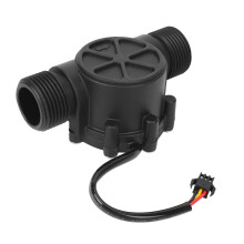 2 Stücke Wasser Durchflusssensor DN25 DC3.5-24V 1 Zoll 2-100L / Min Halle Durchflussmesser Wärmepumpe Durchlauferhitzer Durchflussmesser Schalter