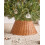 Beliani Christmas Tree Collar FLOCON Rattan Natural 47 cm 2