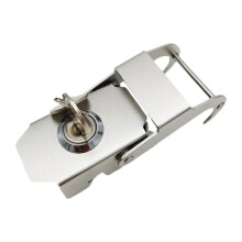 Motorcycle Rear Trunk Lock Easy Installation Stainless Steel Tail Trunk Lock 9cmx4cm