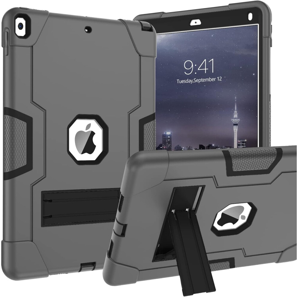 3-Layer Rugged Case W/Kickstand: Compatible With Ipad Air 3 (10.5", 2019) & Ipad Pro 10.5" (2017) 9482726268765