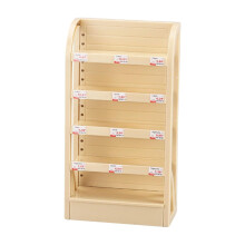 1/12 Scale Shelf Display Rack, Miniature Shelf Mini Shelf Model, Micro Landscape Storage Shelf, Dollhouse Furniture for Home Beige