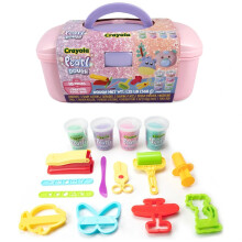 Crayola Dough Tubs Pearl Creative Tool Box 16Pcs