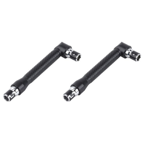 2X L Shape 1/4 Inch Hex Wrench Double  90 Degree Right Angle Screwdriver Bits
