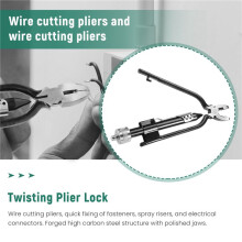 6 inch Wire Twisting Plier Lock Twist Twister With A Spring Return Heavy Duty